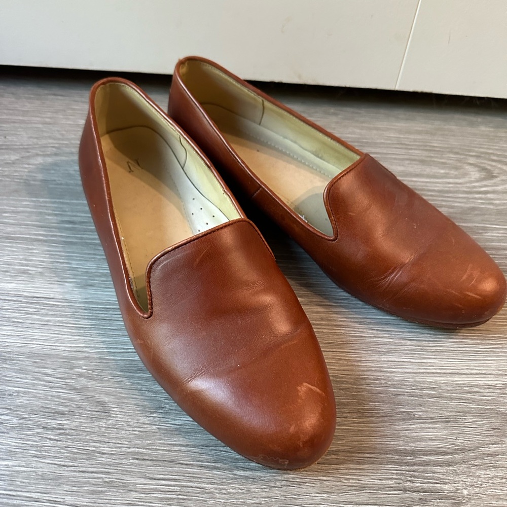Womens Nicole Brown smoking shoe Slip-On Loafers